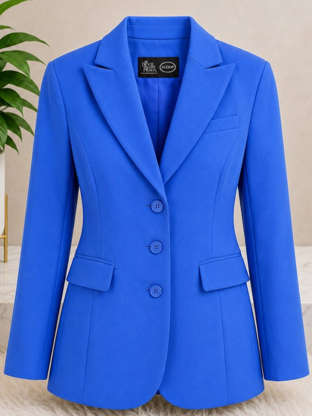 Devil Wears Prada x Scoop Fitted Single Breasted Blazer NWT